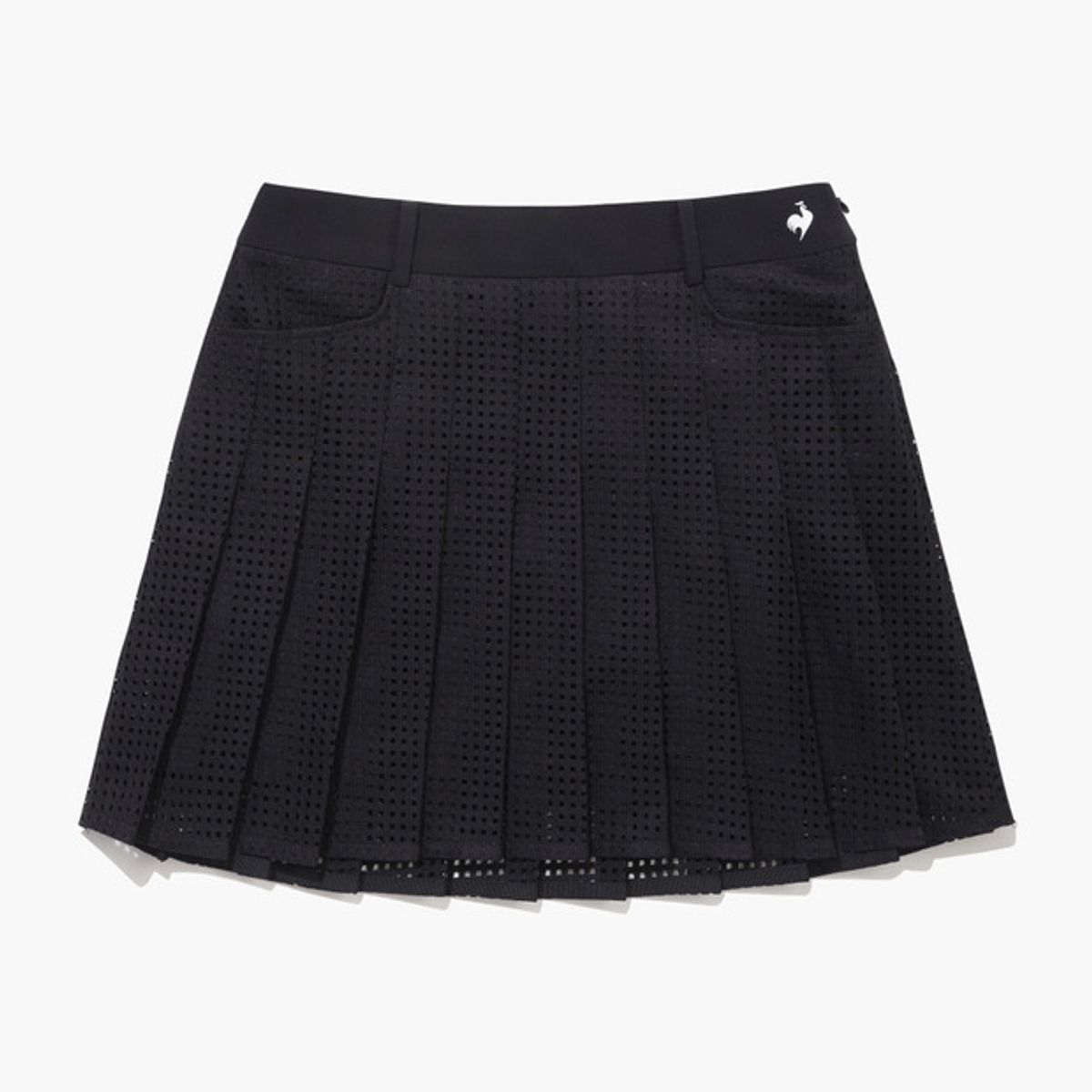 르꼬끄 골프(LECOQ GOLF) 여성 우븐 메쉬 스커트 (GQ122LSK36)