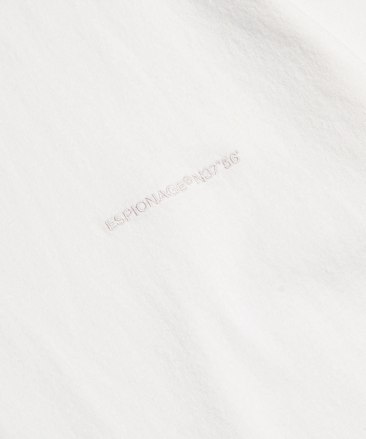 에스피오나지(ESPIONAGE) Standard Logo Heavyweight Tee Off White