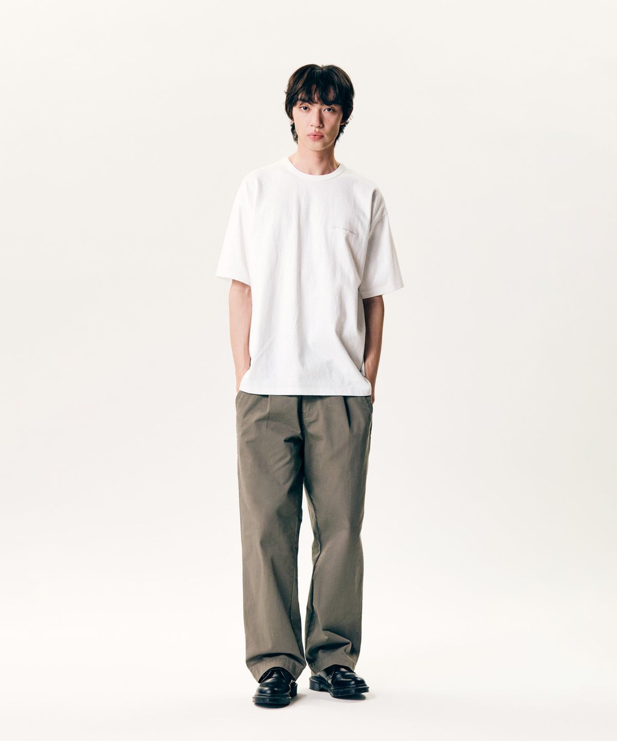 에스피오나지(ESPIONAGE) Standard Logo Heavyweight Tee Off White