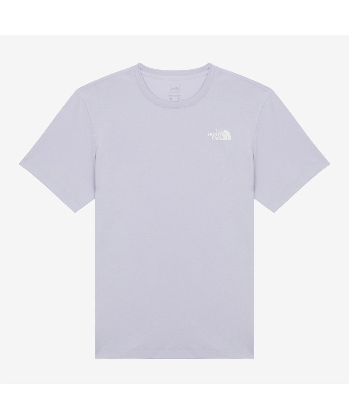 노스페이스(THE NORTH FACE) NT7UR04D 남성 미션 반팔 라운드 티 LAVENDER