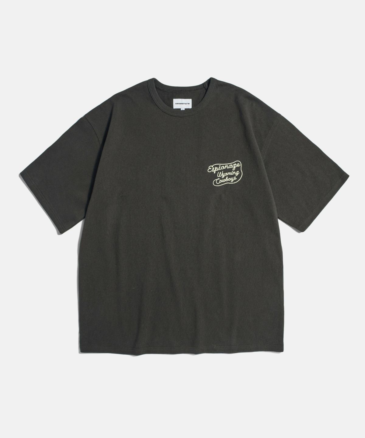에스피오나지(ESPIONAGE) Wyoming Cowboys Heavyweight Tee Vintage Black
