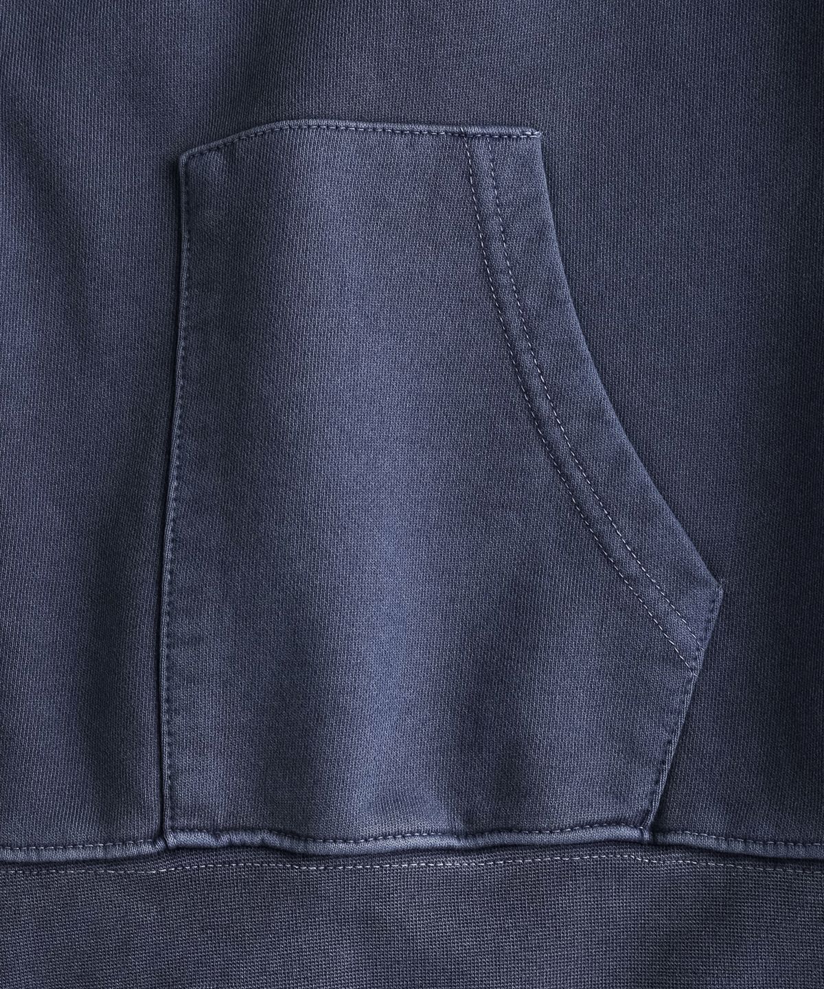비헤비어(BEHEAVYER) DYED AFTER HOODIE purple navy