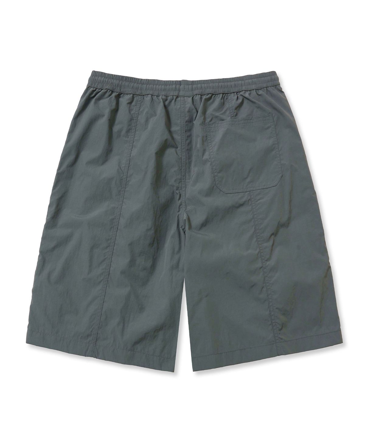 브라운브레스(BROWNBREATH) TAG NYLON POCKET SHORTS - CHARCOAL