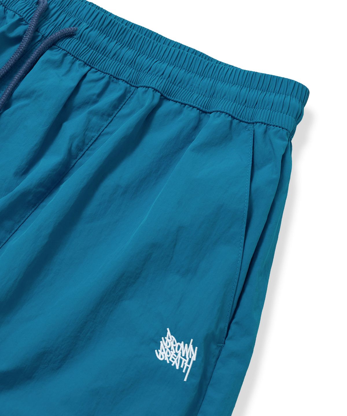 브라운브레스(BROWNBREATH) TAG NYLON POCKET SHORTS - BLUE