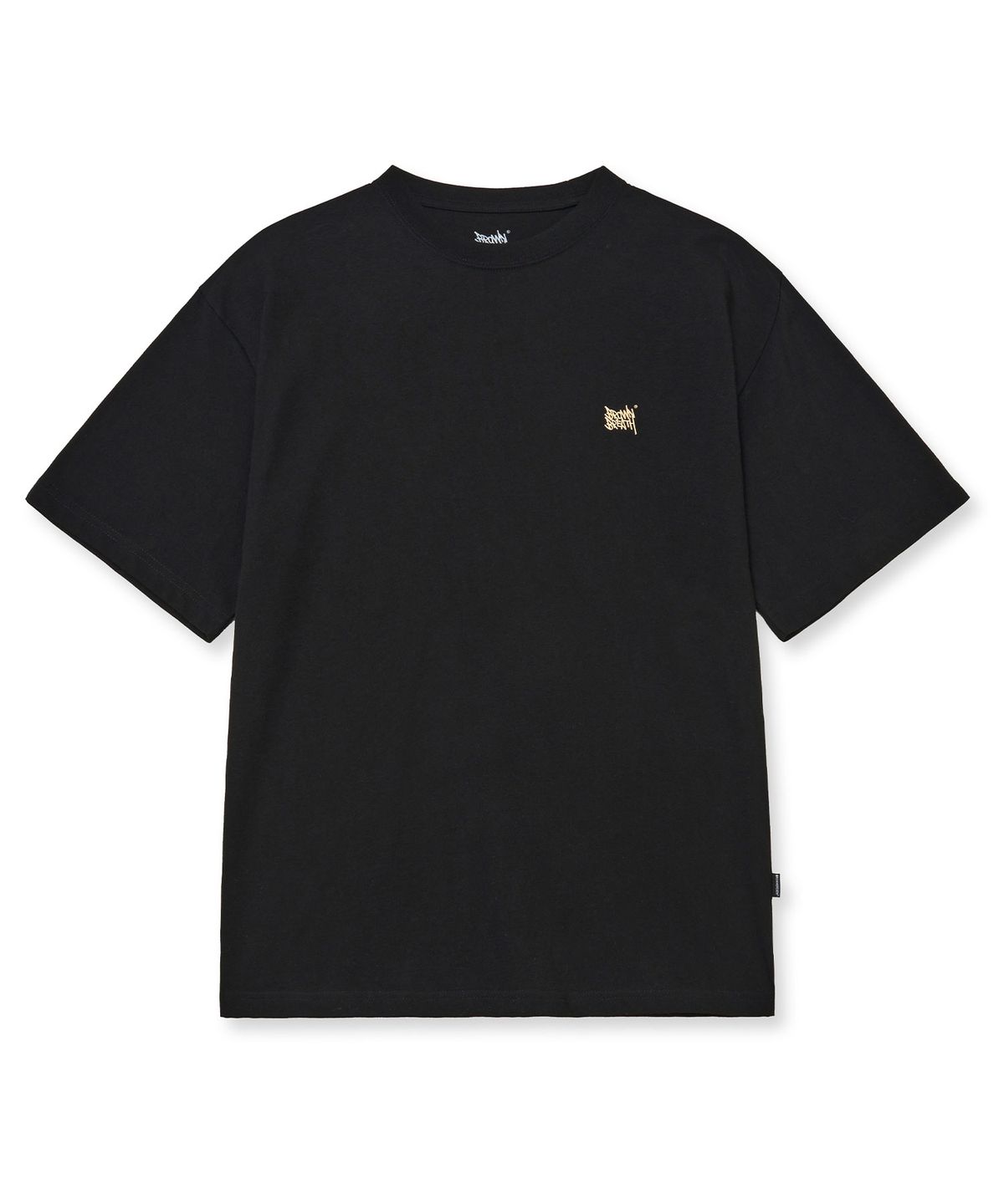 브라운브레스(BROWNBREATH) LEOPARD TAG TEE - BLACK