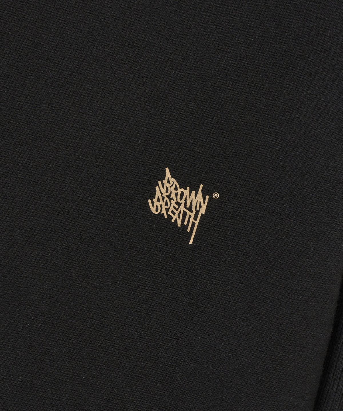 브라운브레스(BROWNBREATH) LEOPARD TAG TEE - BLACK