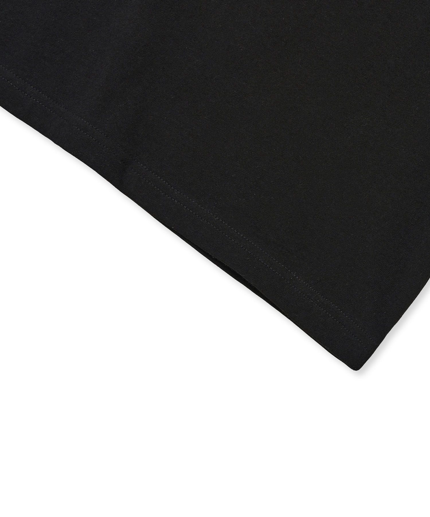 MUSINSA | BROWNBREATH LEOPARD TAG TEE - BLACK