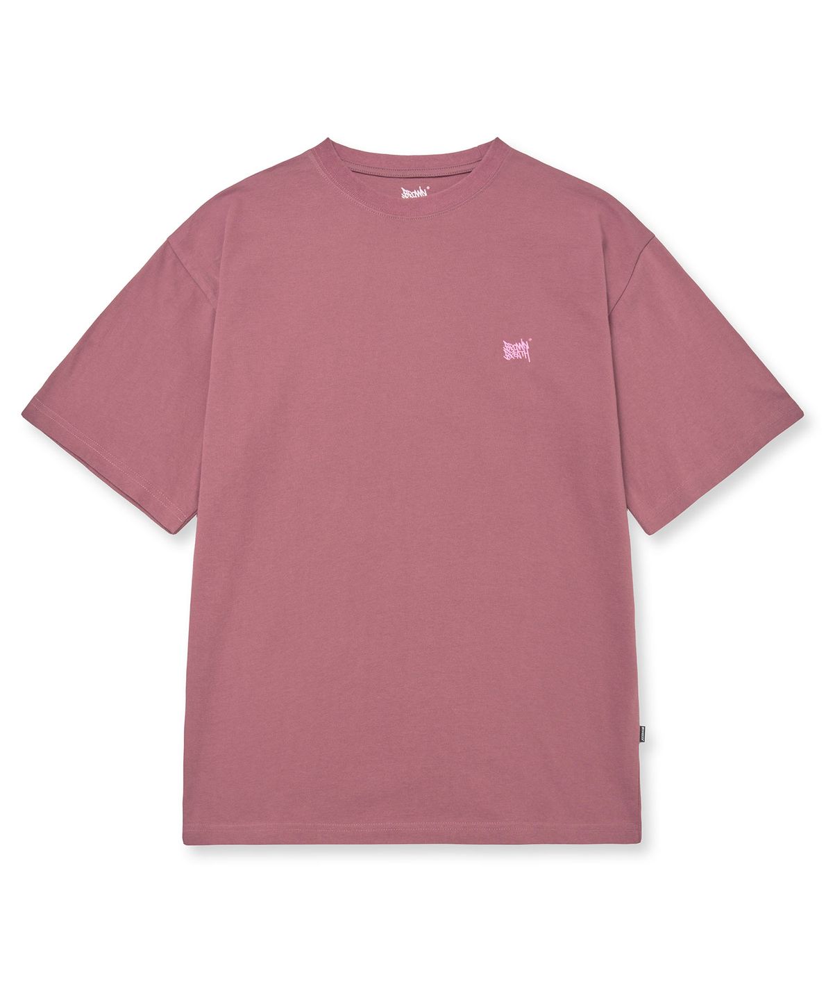 브라운브레스(BROWNBREATH) LEOPARD TAG TEE - BUGRUNDY
