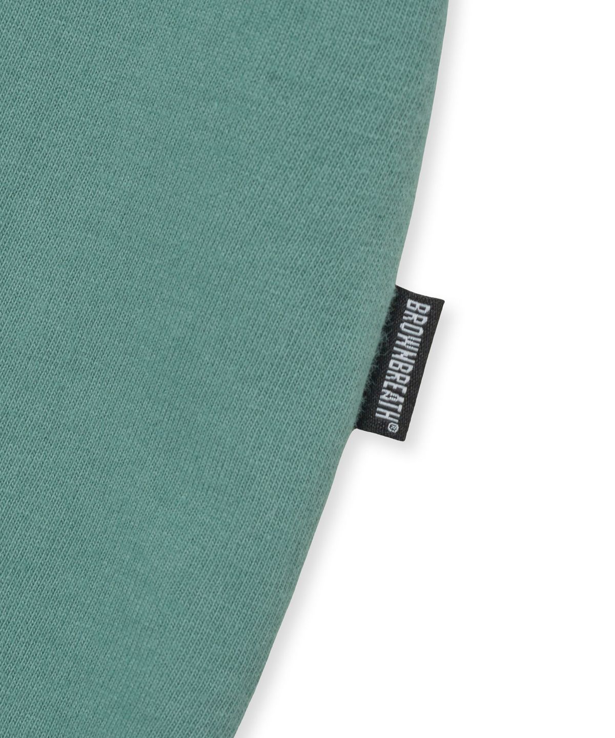 브라운브레스(BROWNBREATH) LEOPARD TAG TEE - BLUE GREEN