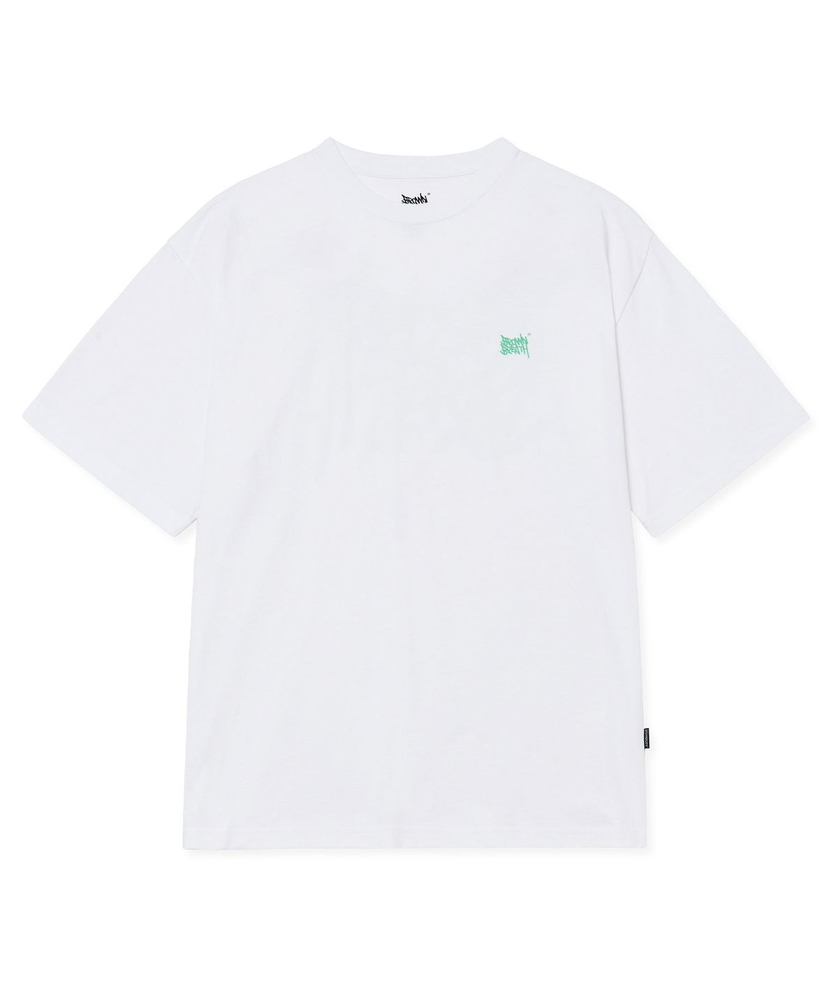 브라운브레스(BROWNBREATH) LEOPARD TAG TEE - WHITE