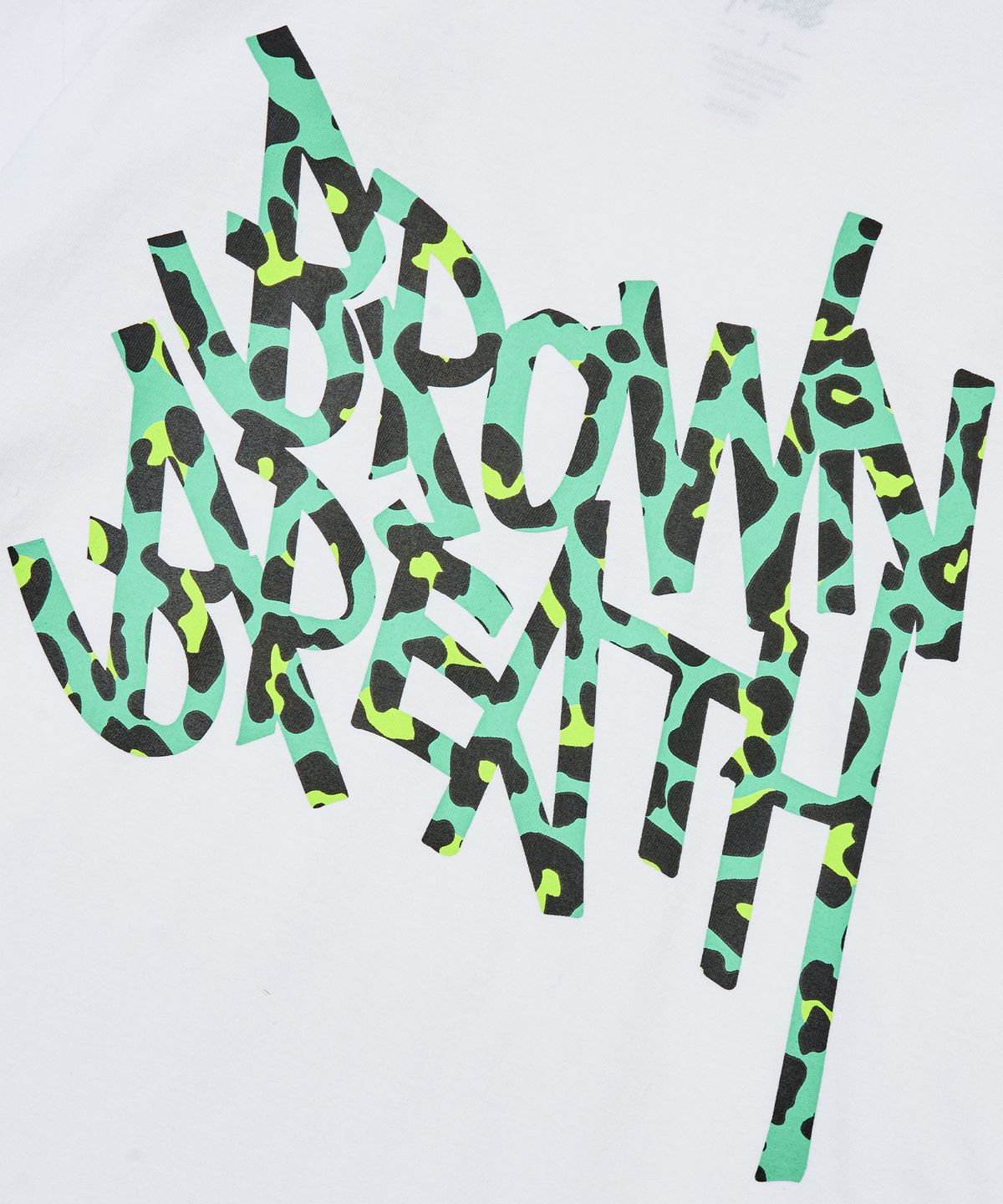 브라운브레스(BROWNBREATH) LEOPARD TAG TEE - WHITE