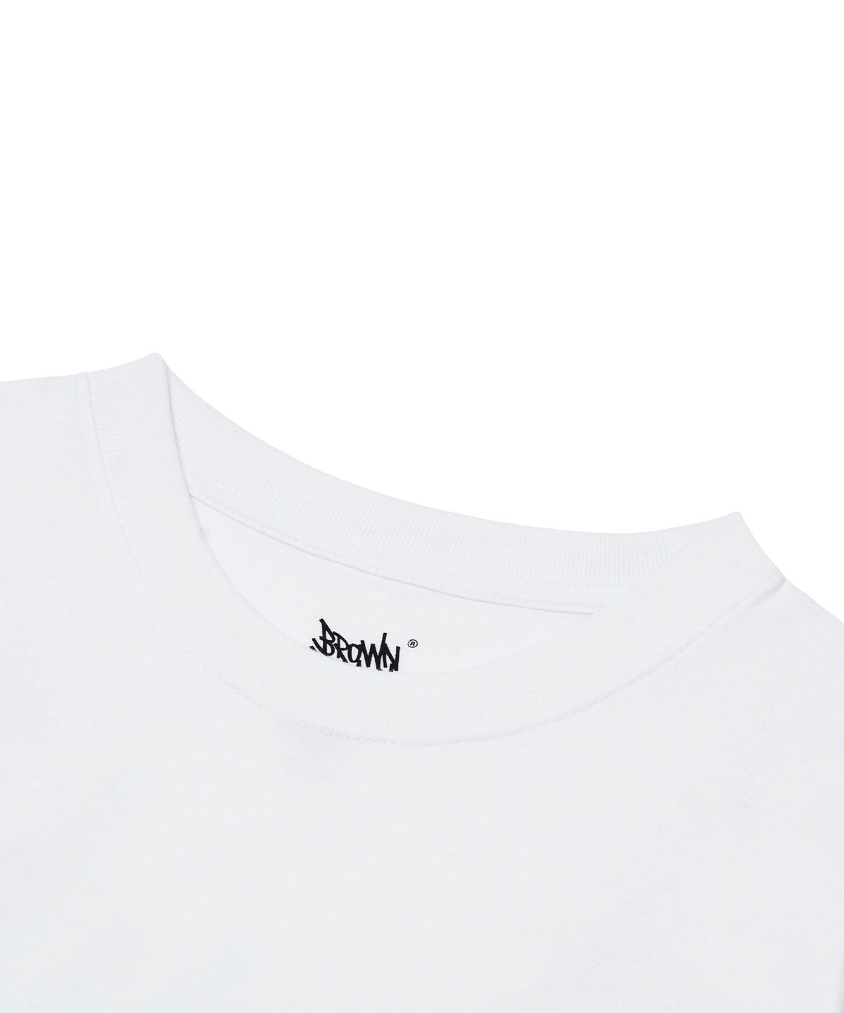 브라운브레스(BROWNBREATH) LEOPARD TAG TEE - WHITE