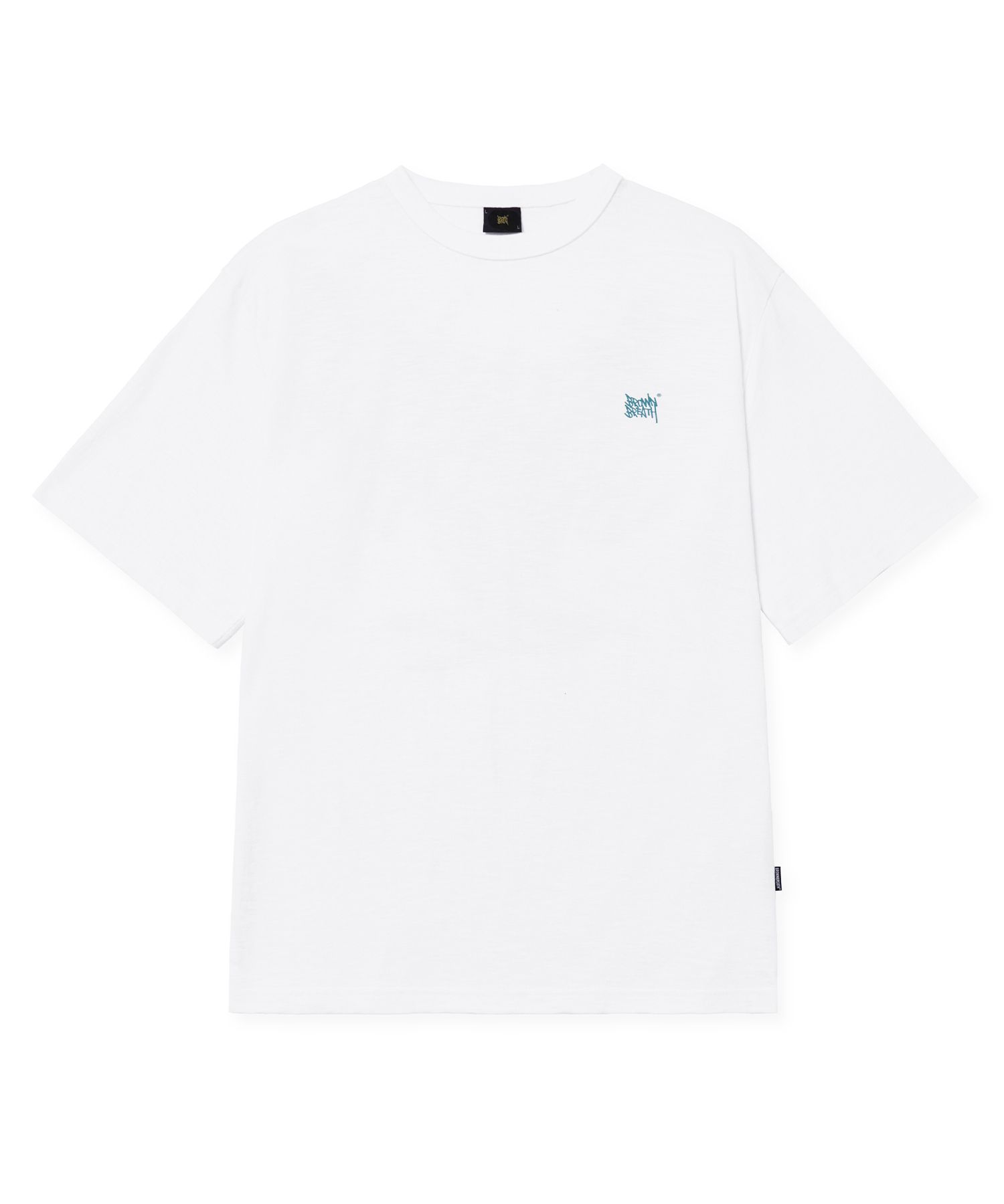 브라운브레스(BROWNBREATH) BE FREE TAG TEE - OFF WHITE