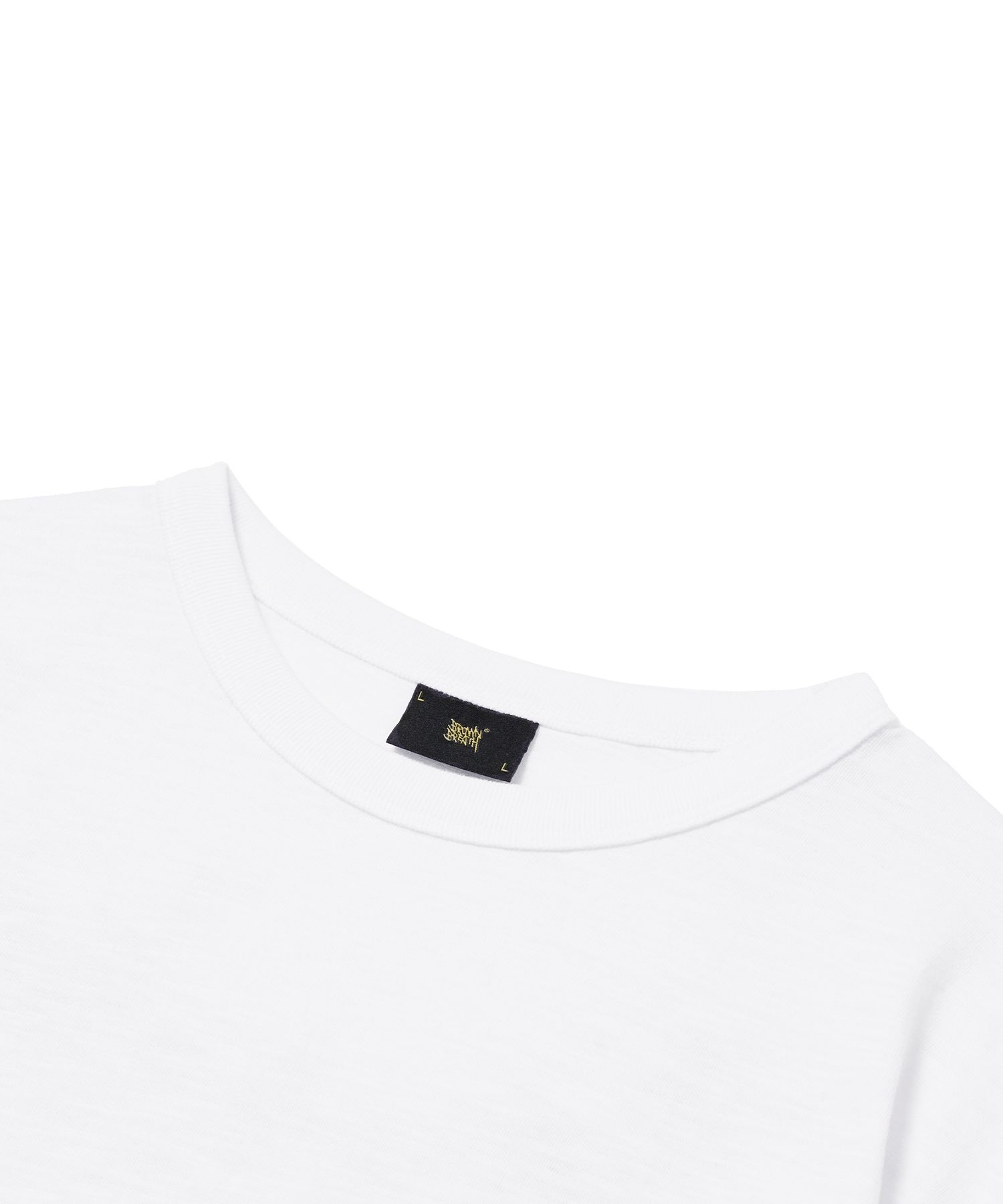 브라운브레스(BROWNBREATH) BE FREE TAG TEE - OFF WHITE