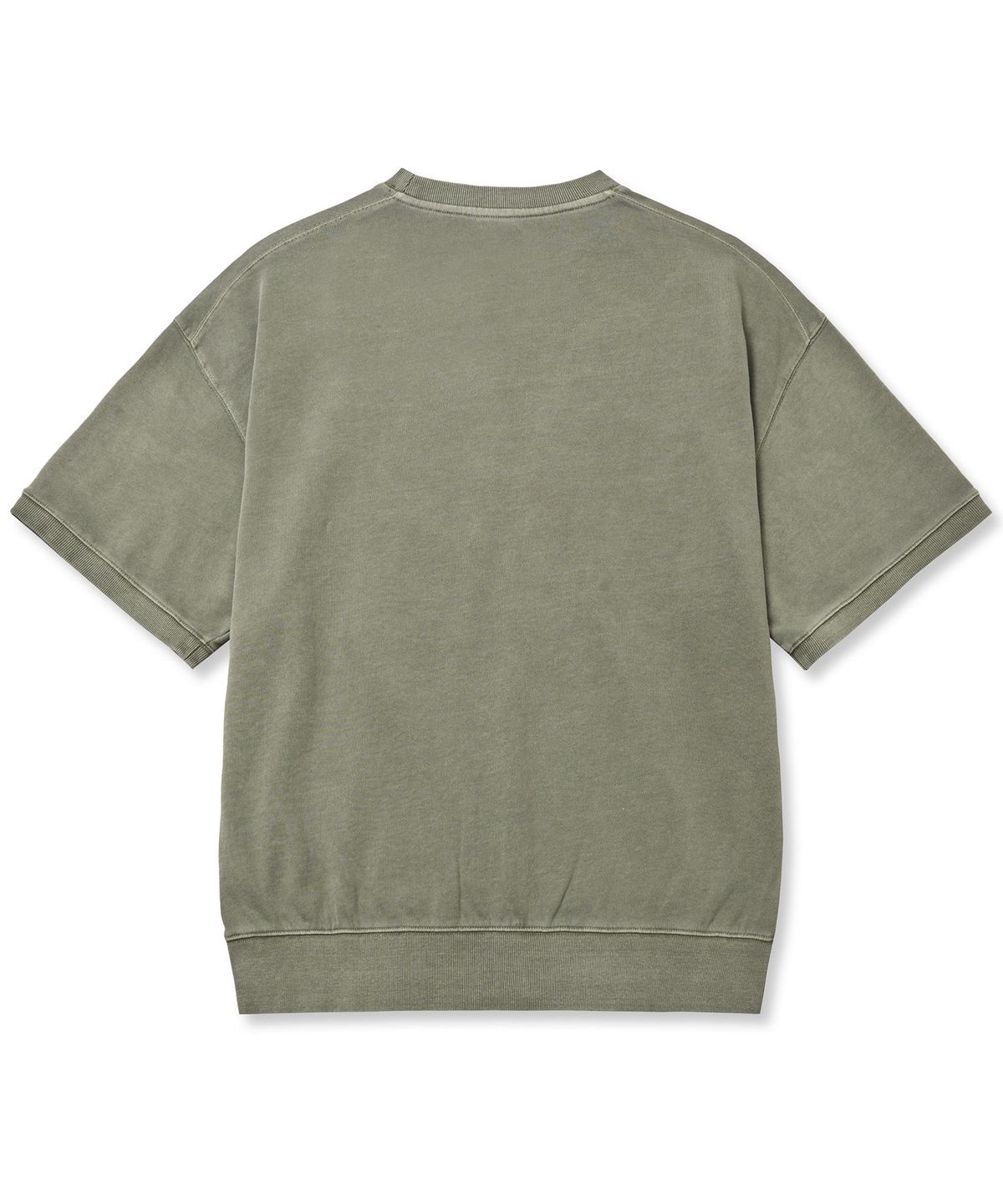 브라운브레스(BROWNBREATH) MES PIGMENT TEE - KHAKI