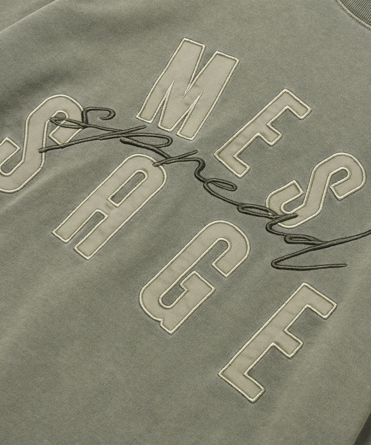 브라운브레스(BROWNBREATH) MES PIGMENT TEE - KHAKI