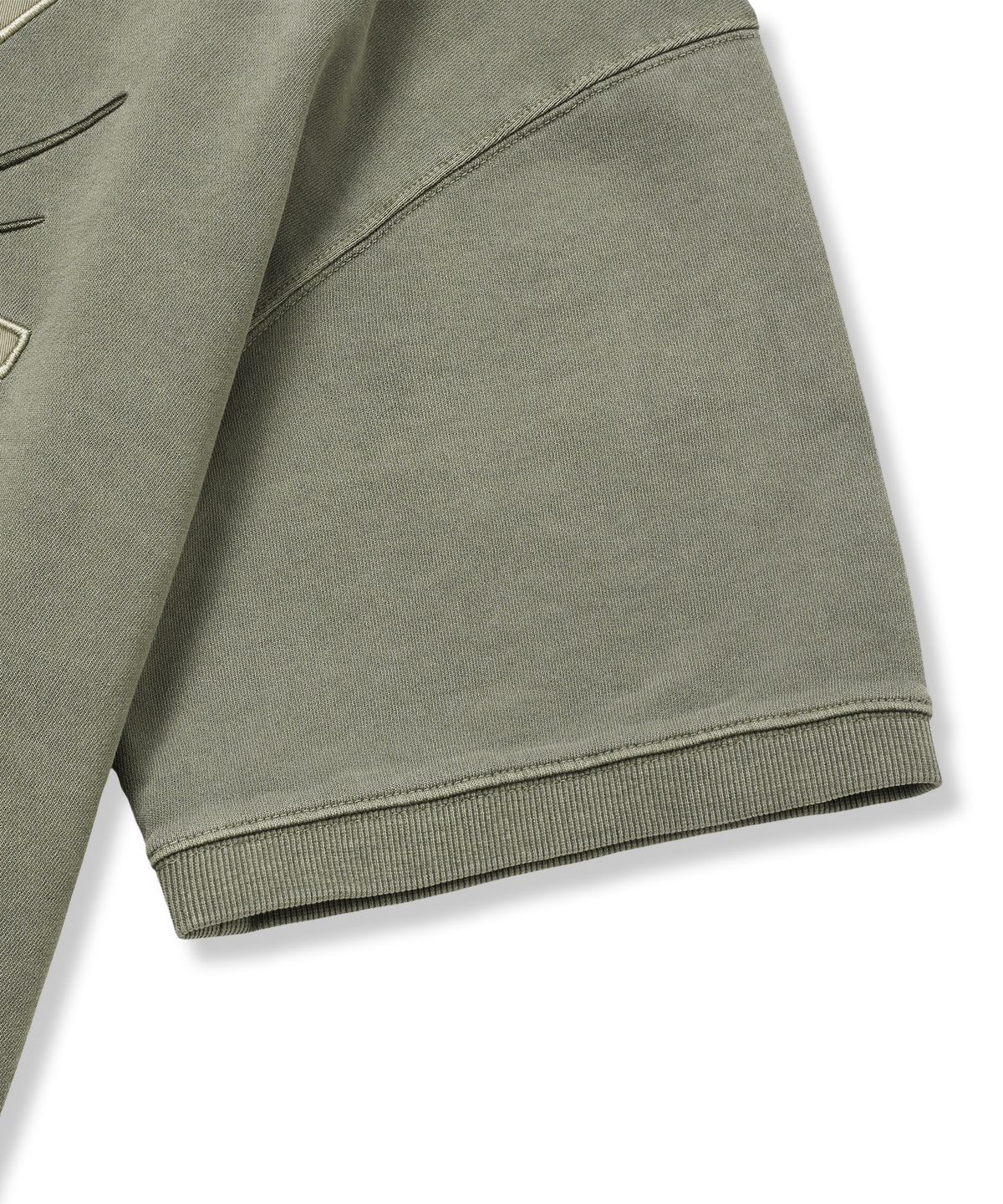 브라운브레스(BROWNBREATH) MES PIGMENT TEE - KHAKI