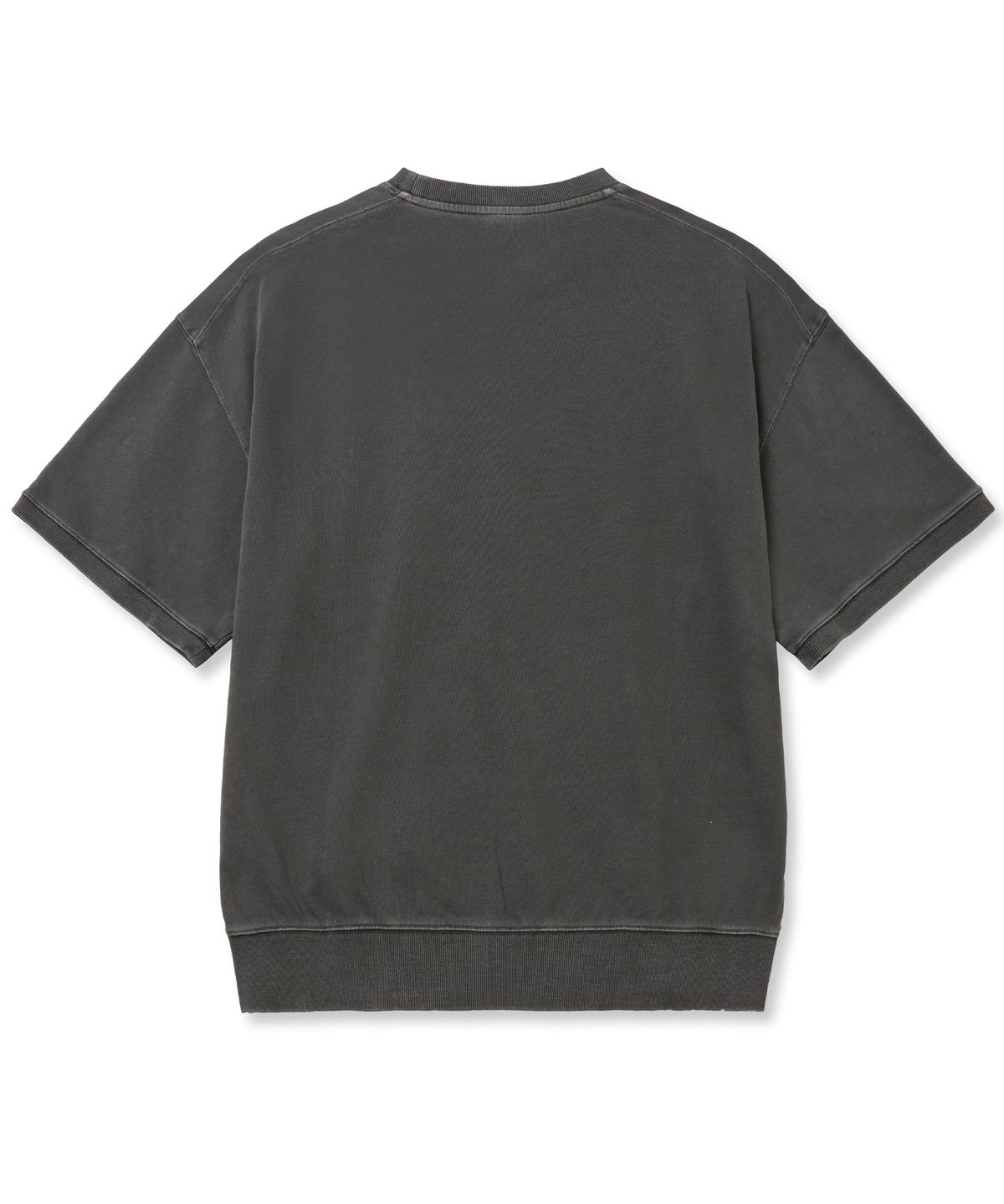 브라운브레스(BROWNBREATH) MES PIGMENT TEE - DARK GREY