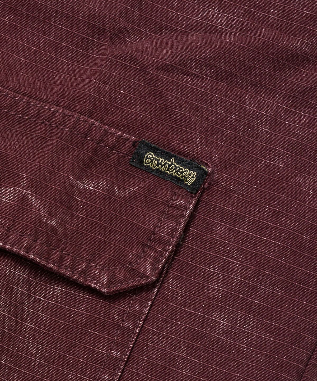 브라운브레스(BROWNBREATH) WASHED RIPSTOP WORK VEST - BURGUNDY