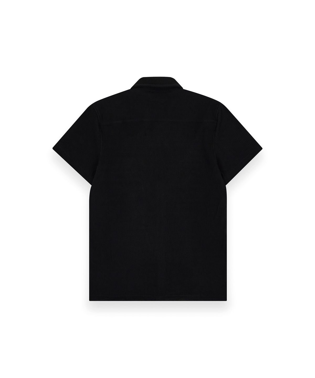 알포(R-4) R-0051 / COZY BRUSH - RESORT SHIRTS(BLACK)
