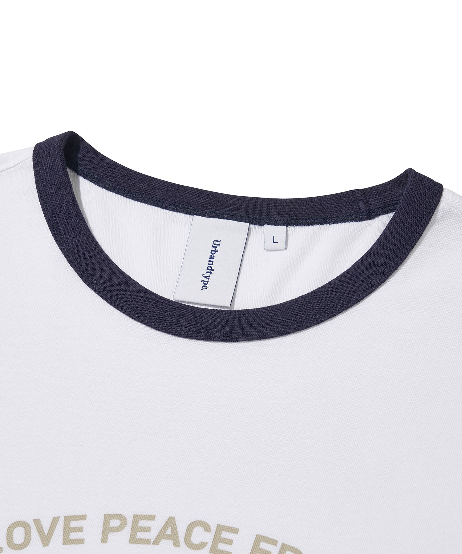 ★Urbandtype.★ Serenity Color Ringer T-Shirt Blue UBEUTS006 MUSINSA | URBANDTYPE Serenity Color Ringer T-Shirt_Blue