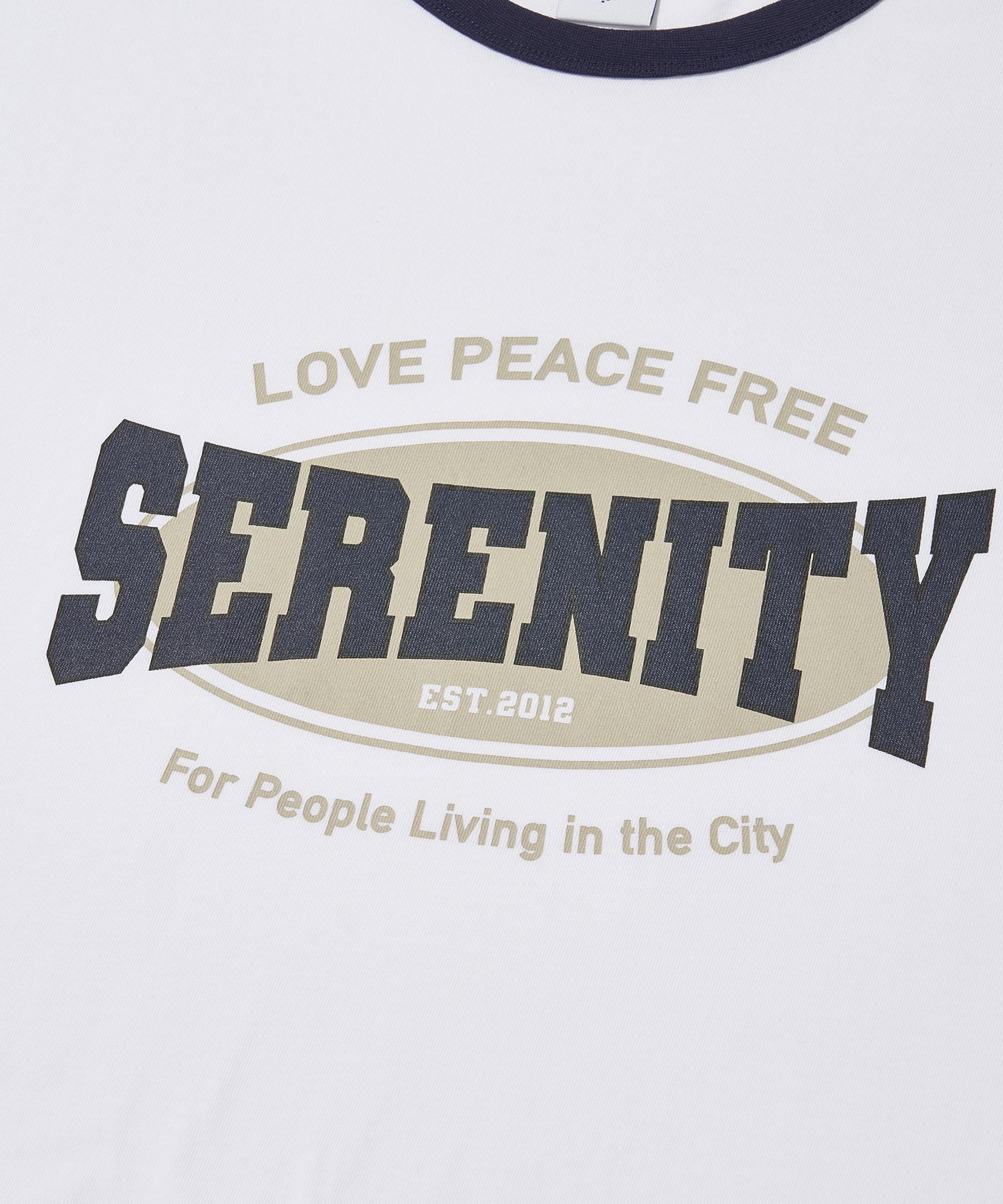 MUSINSA | URBANDTYPE Serenity Color Ringer T-Shirt_Navy