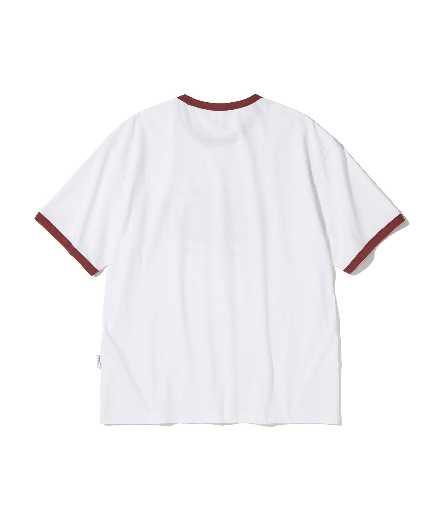 MUSINSA | URBANDTYPE Serenity Color Ringer T-Shirt_Red