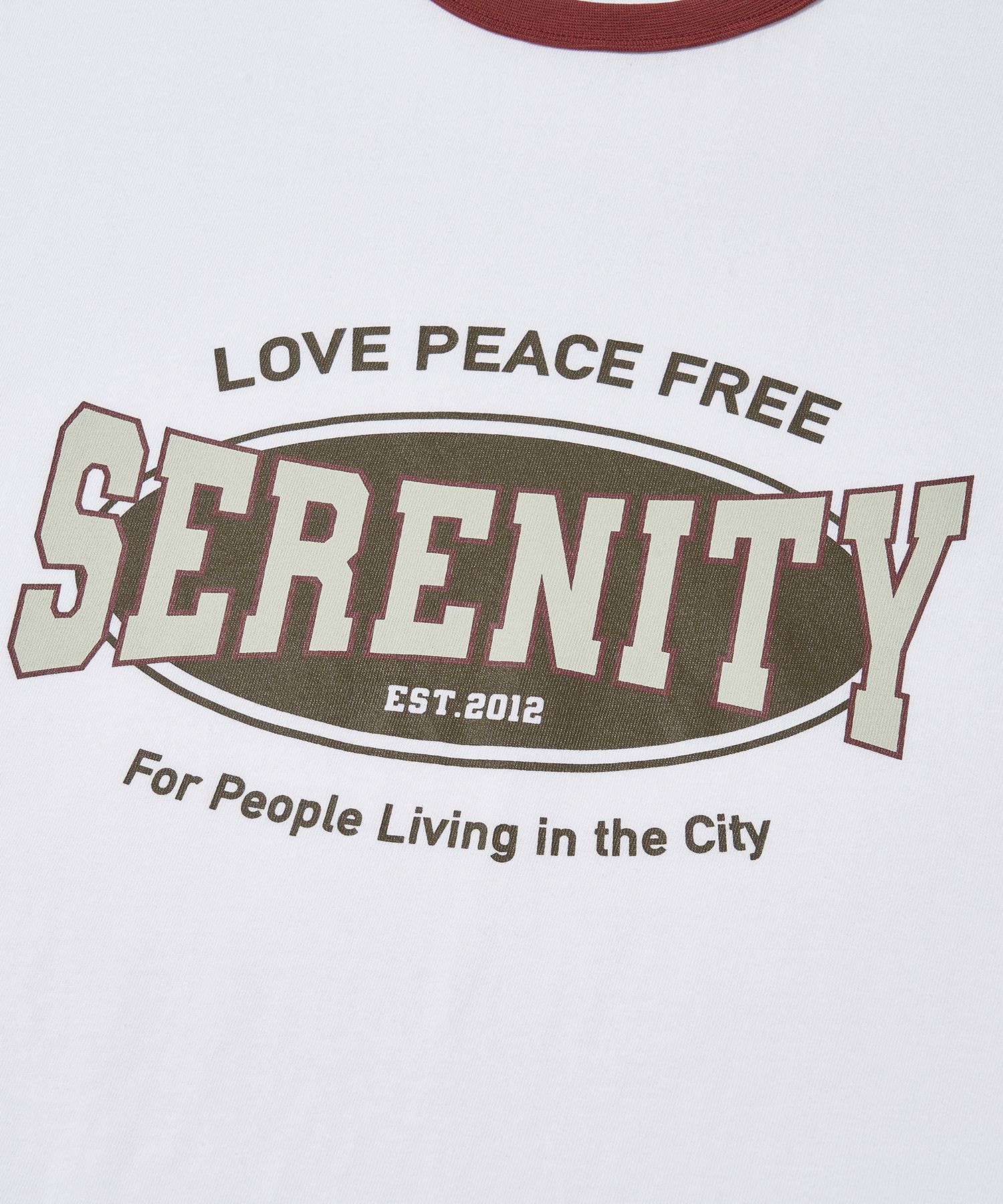 ★Urbandtype.★ Serenity Color Ringer T-Shirt Red UBEUTS006R MUSINSA | URBANDTYPE Serenity Color Ringer T-Shirt_Red