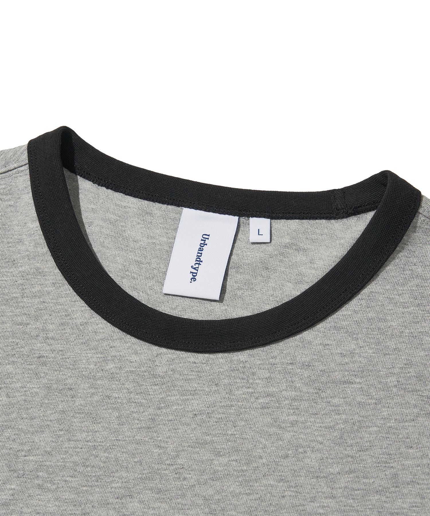 ★Urbandtype.★ Serenity Color Ringer T-Shirt Melange Gray U MUSINSA | URBANDTYPE Serenity Color Ringer T-Shirt_Melange Gray
