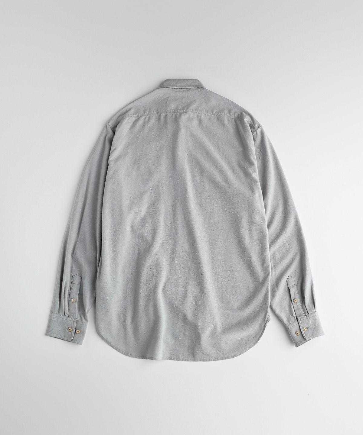 비헤비어(BEHEAVYER) NEPPED OFFICER B.D SHIRTS slate blue