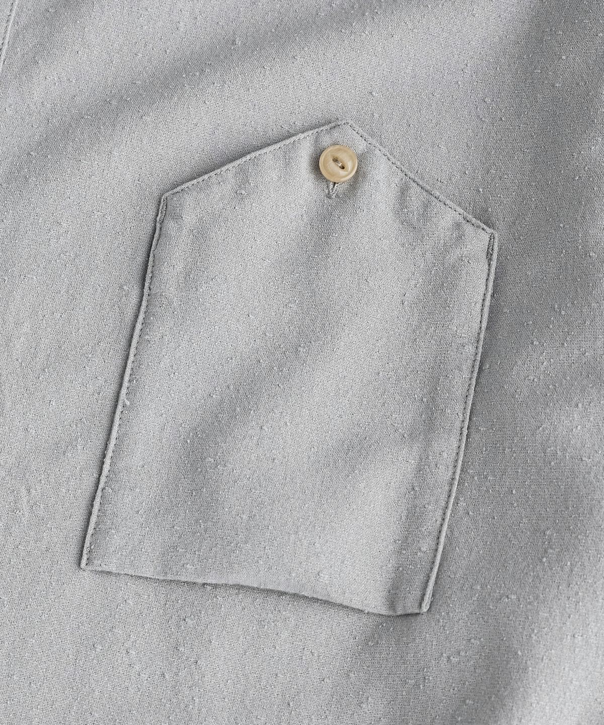 비헤비어(BEHEAVYER) NEPPED OFFICER B.D SHIRTS slate blue