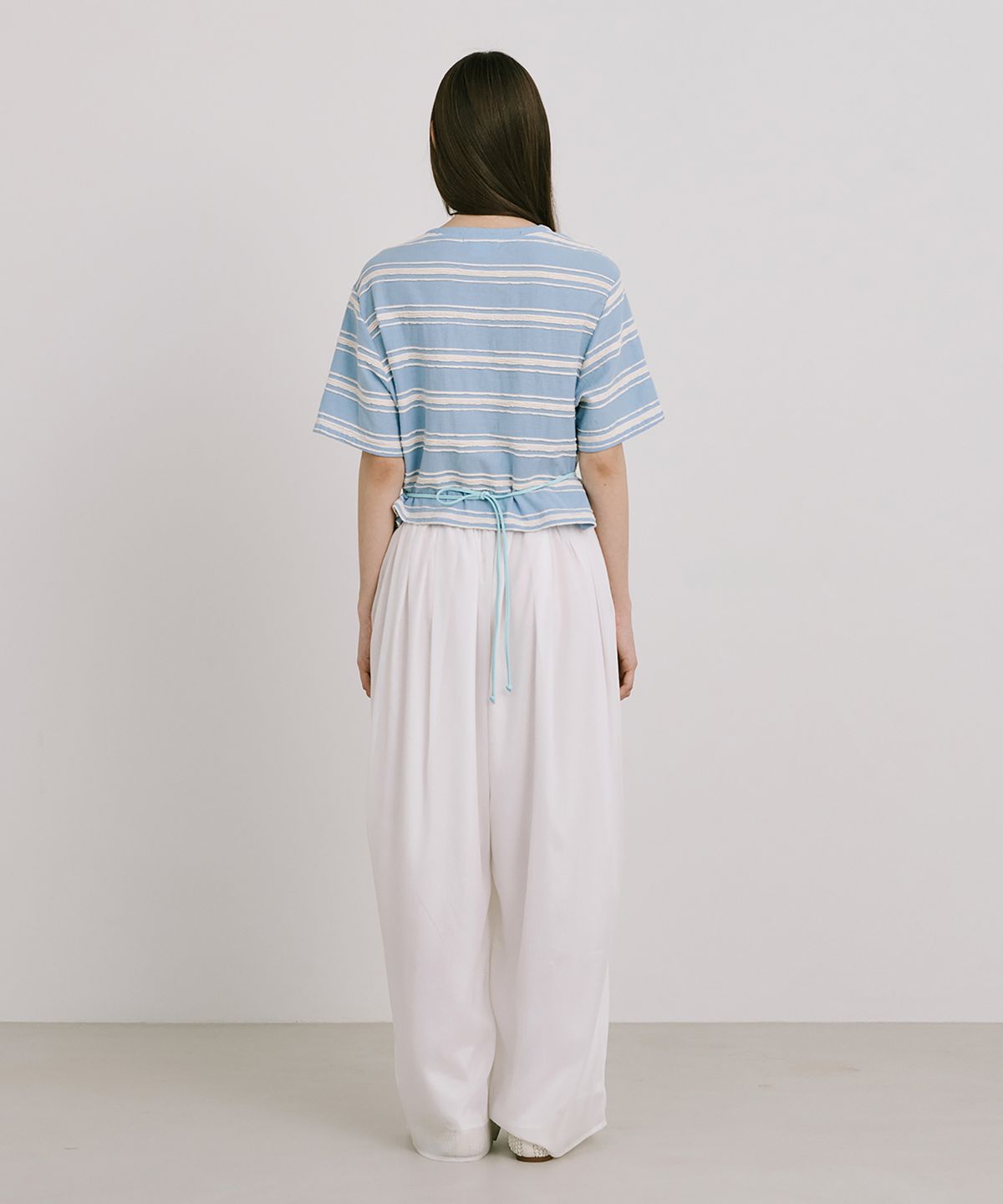 분더캄머(WNDERKAMMER) Moon Jar - Shaped  Belted Bag_Light Blue (달항아리 모양 벨티드백_라이트블루)