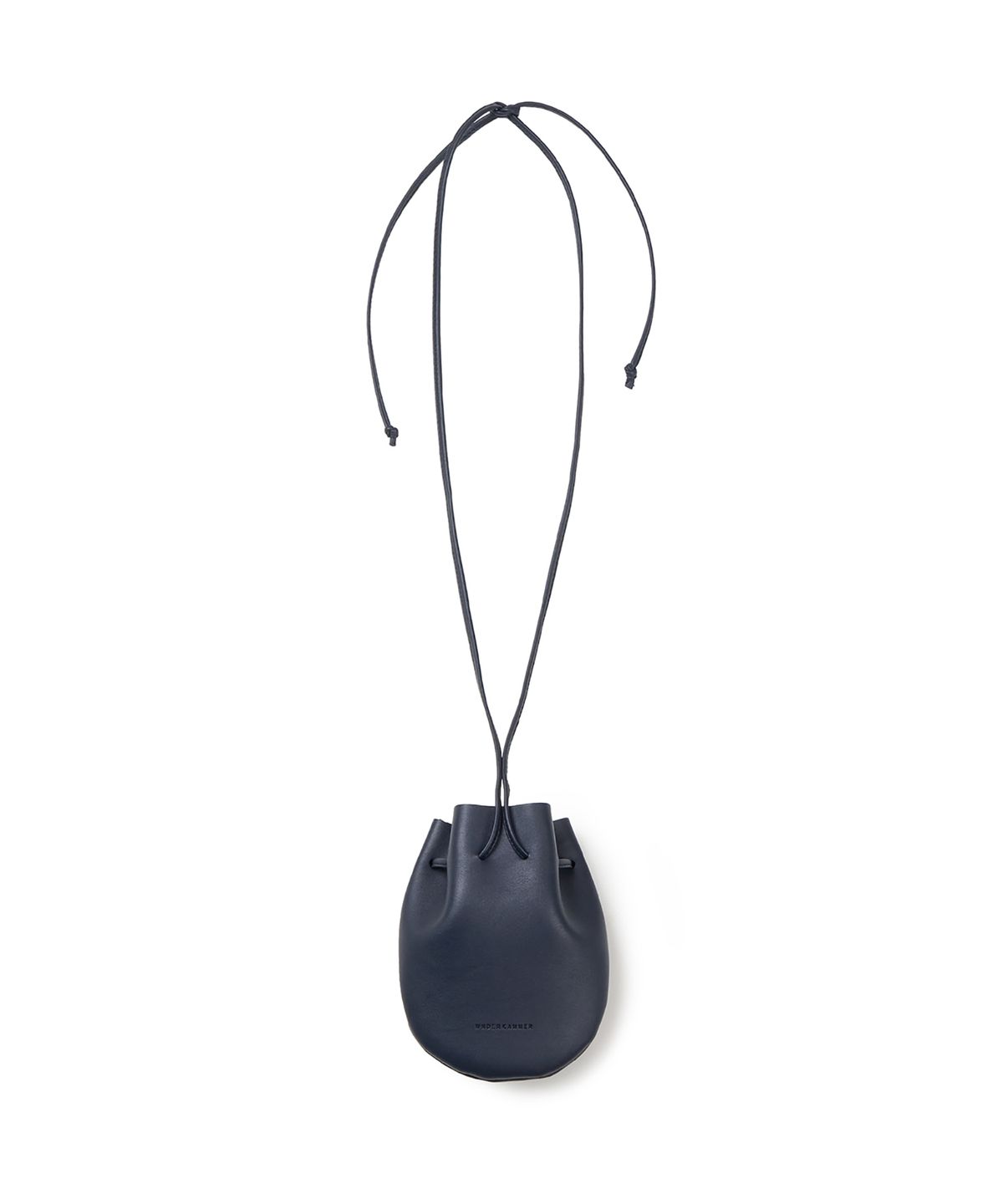 분더캄머(WNDERKAMMER) Moon Jar - Shaped  Belted Bag_Navy(달항아리 모양 벨트백_네이비)
