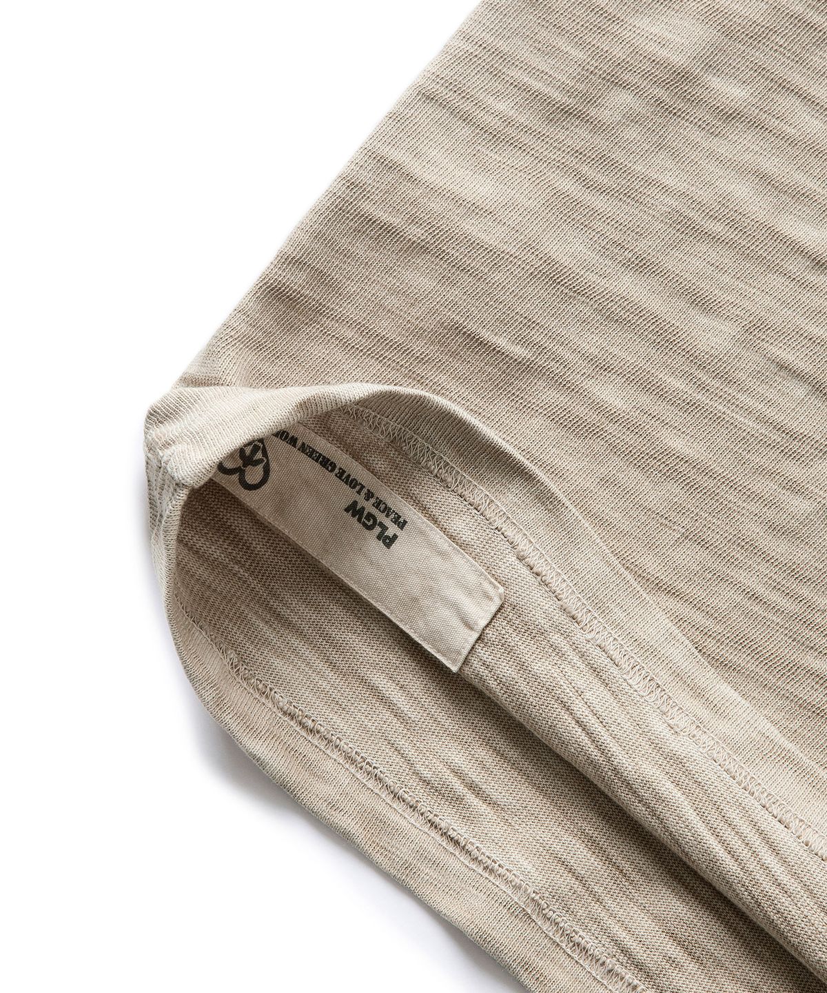 에스파이(ESFAI) PLGW REVERSIBLE SLUB T SHIRTS (BEIGE)