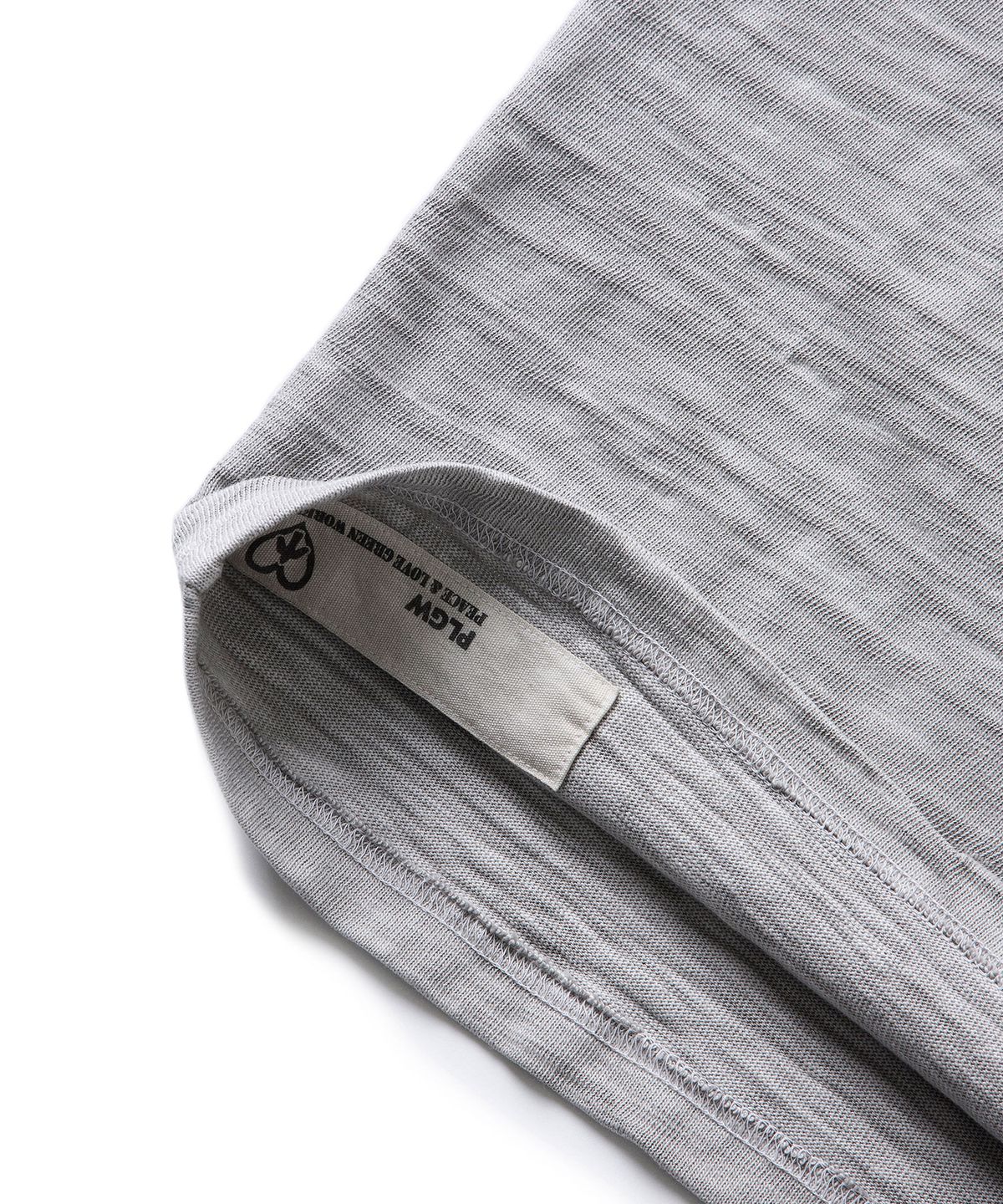 에스파이(ESFAI) PLGW REVERSIBLE SLUB T SHIRTS (LIGHT GREY)