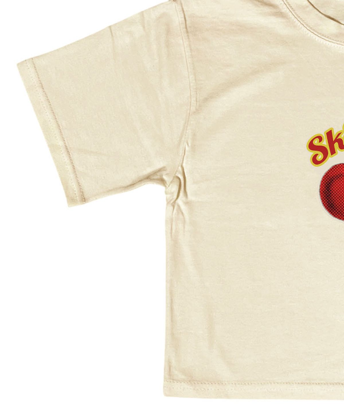 스케이터락(SK8ER ROCK) Cherry Crop T-Shirt ((cream))