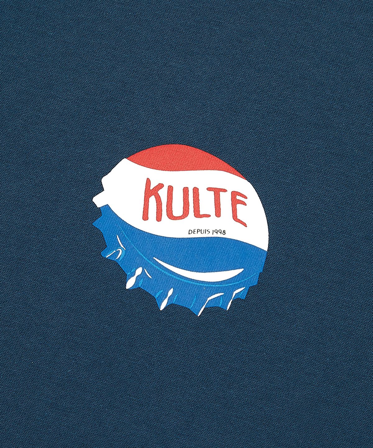 쿨트(KULTE) KAPSULE T-SHIRT D.BLUE