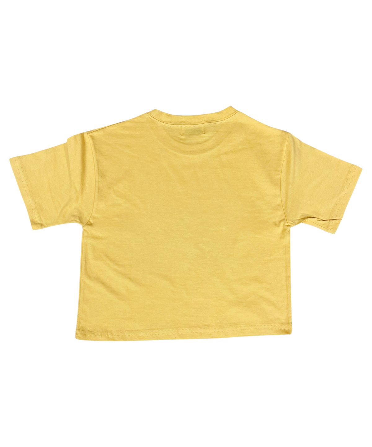 스케이터락(SK8ER ROCK) Toast Crop T-shirt ((yellow))