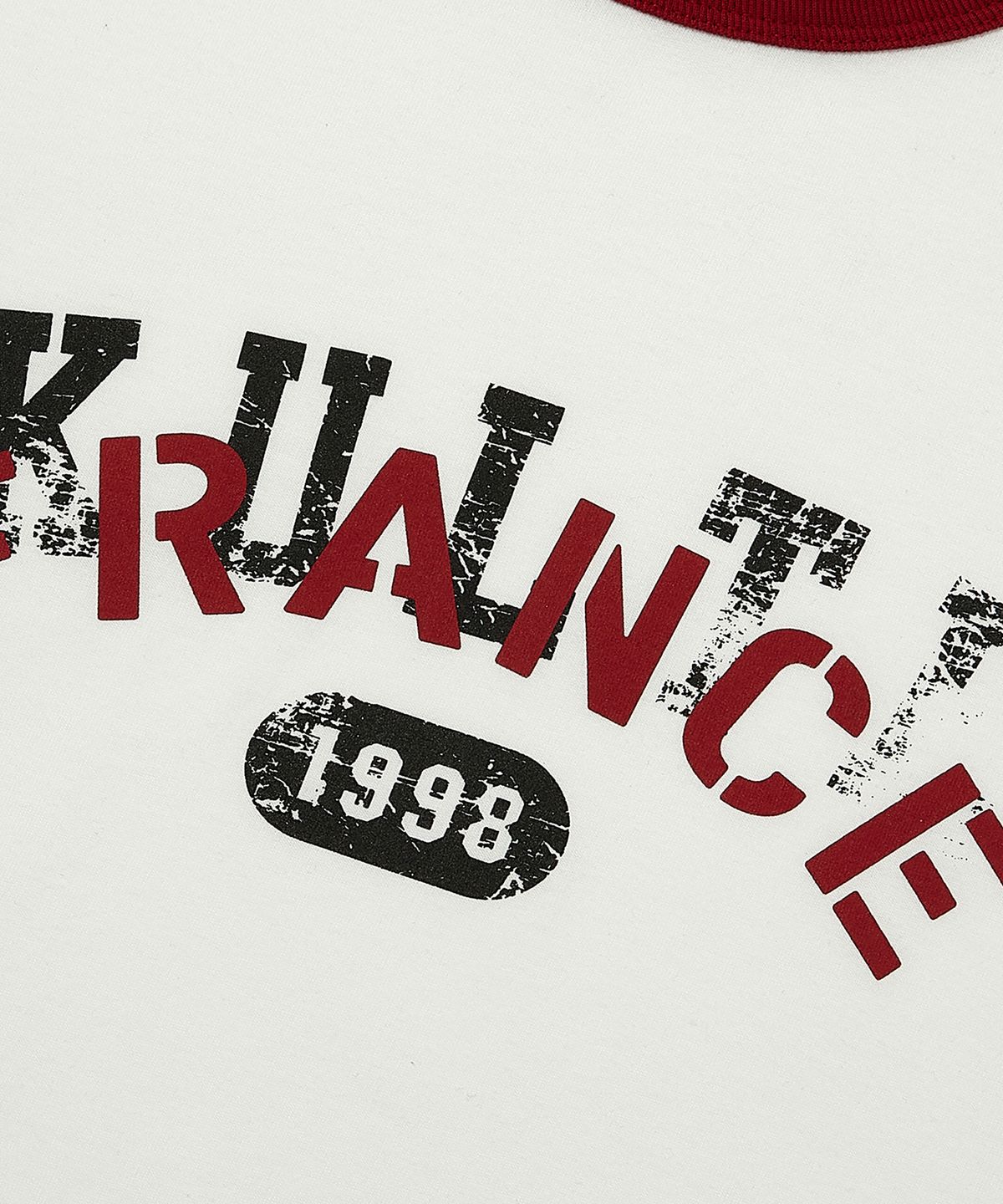 쿨트(KULTE) STAMP RINGER T-SHIRT WHITE
