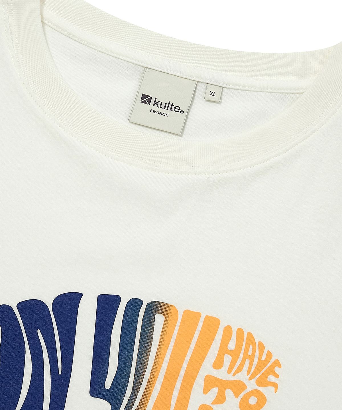쿨트(KULTE) GRADATION T-SHIRT WHITE