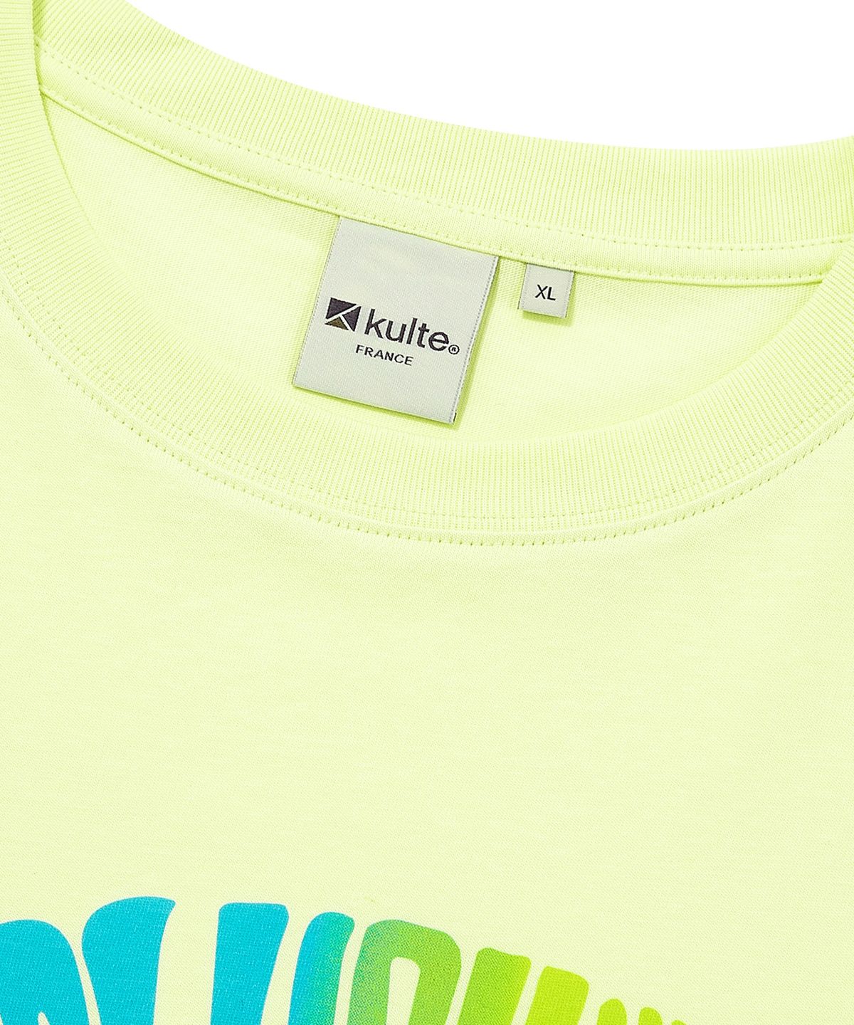 쿨트(KULTE) GRADATION T-SHIRT YELLOW