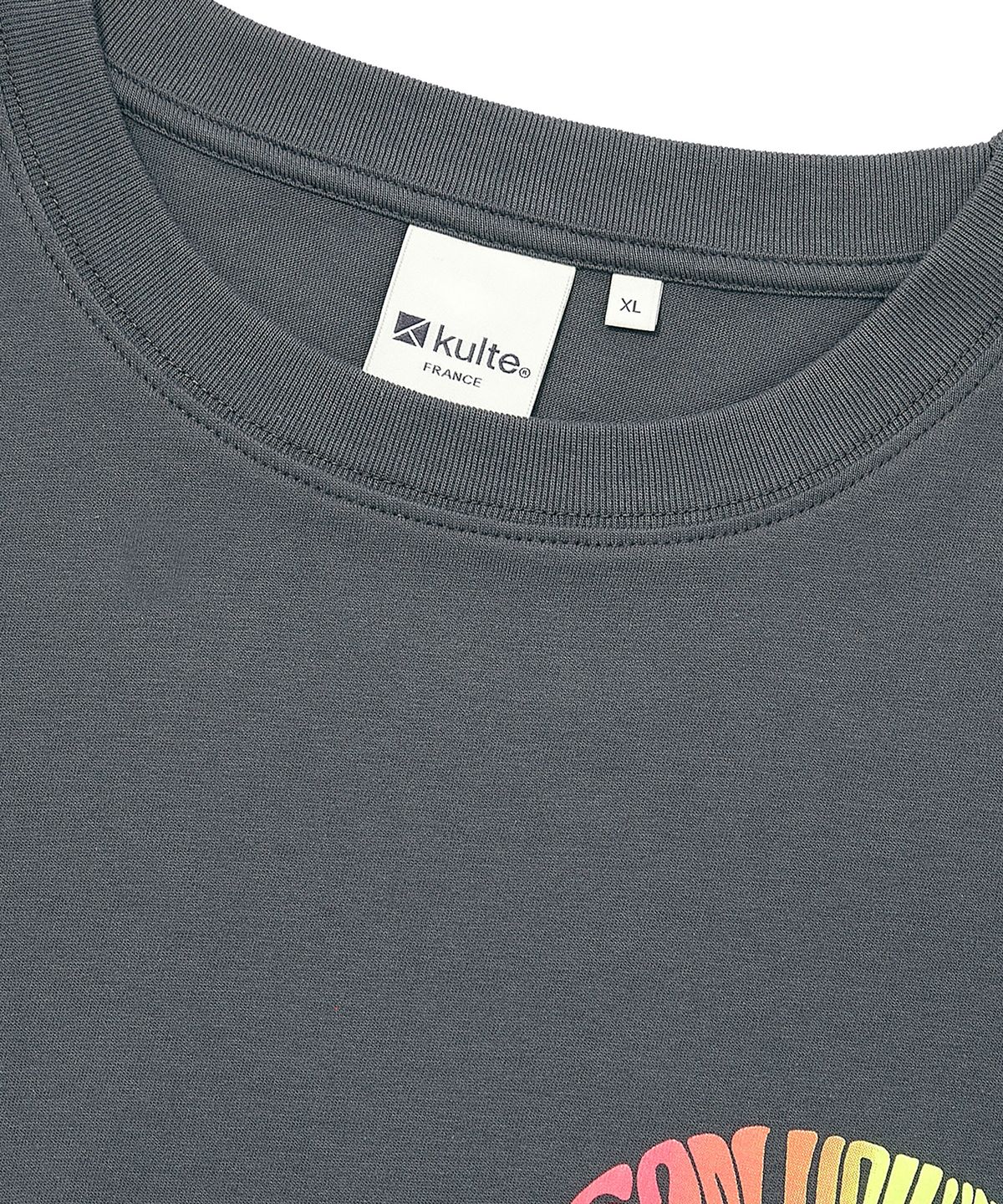 쿨트(KULTE) SMALL GRADATION T-SHIRT L.GREY