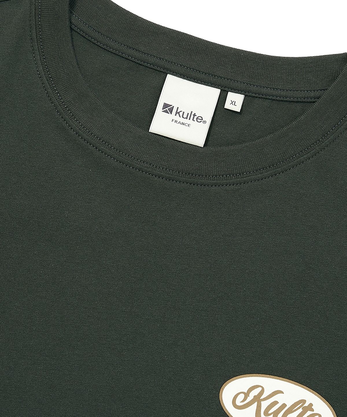 쿨트(KULTE) MELANCHORY ORBIT T-SHIRT KHAKI