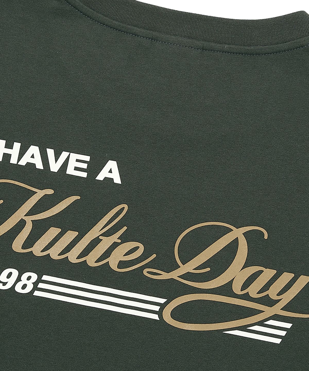 쿨트(KULTE) MELANCHORY ORBIT T-SHIRT KHAKI