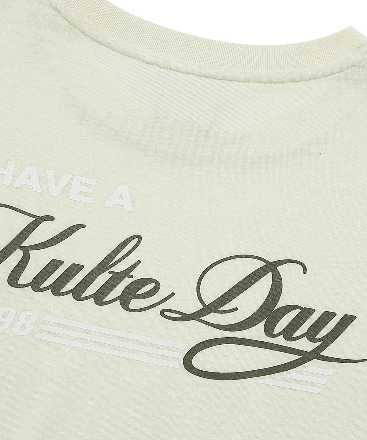 쿨트(KULTE) MELANCHORY ORBIT T-SHIRT IVORY