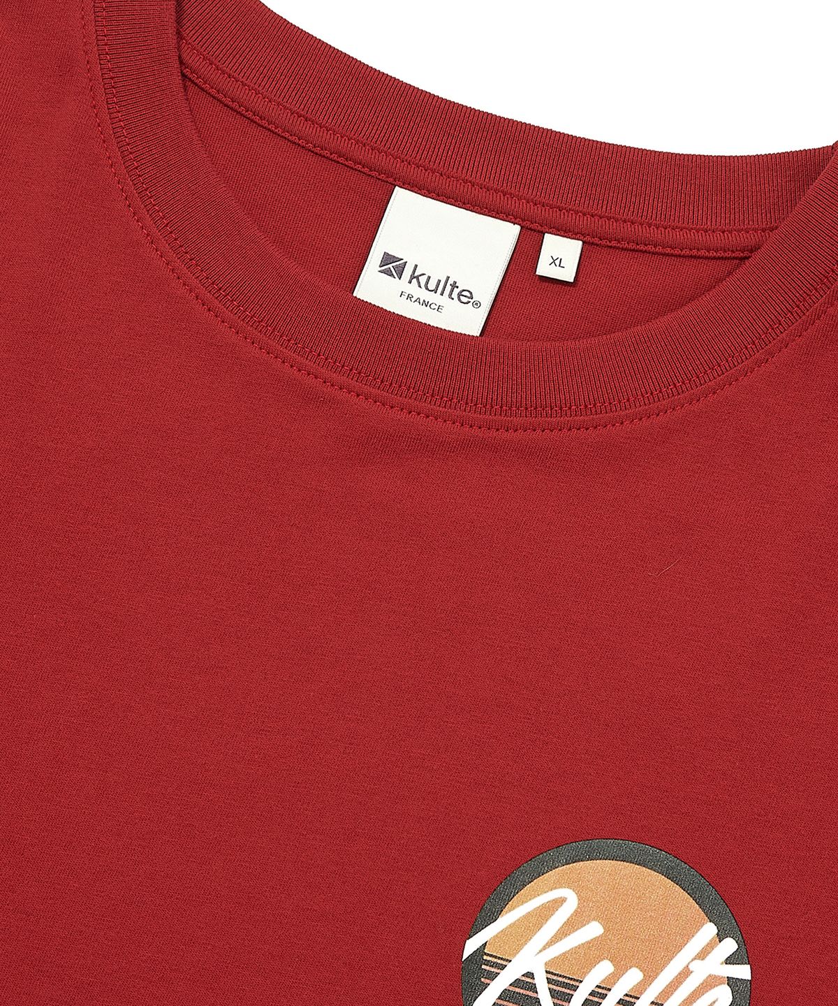 쿨트(KULTE) VINTAGE RECORD T-SHIRT RED
