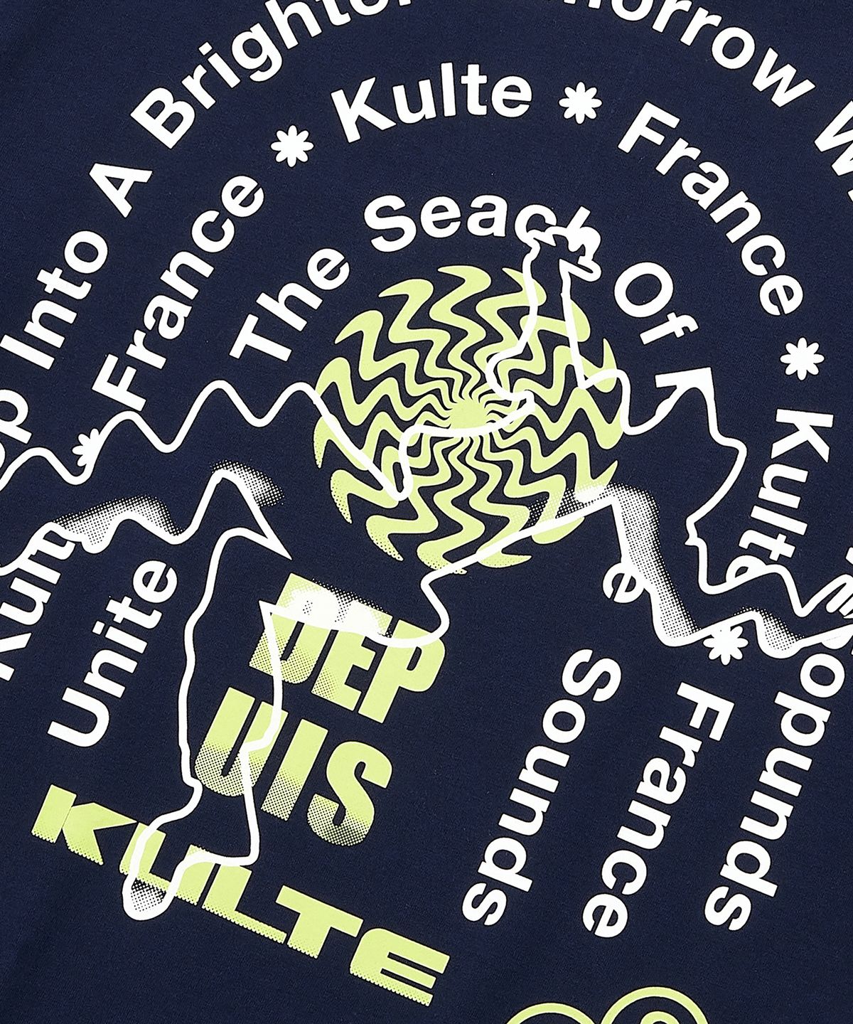 쿨트(KULTE) NEW SOUNDS T-SHIRT NAVY