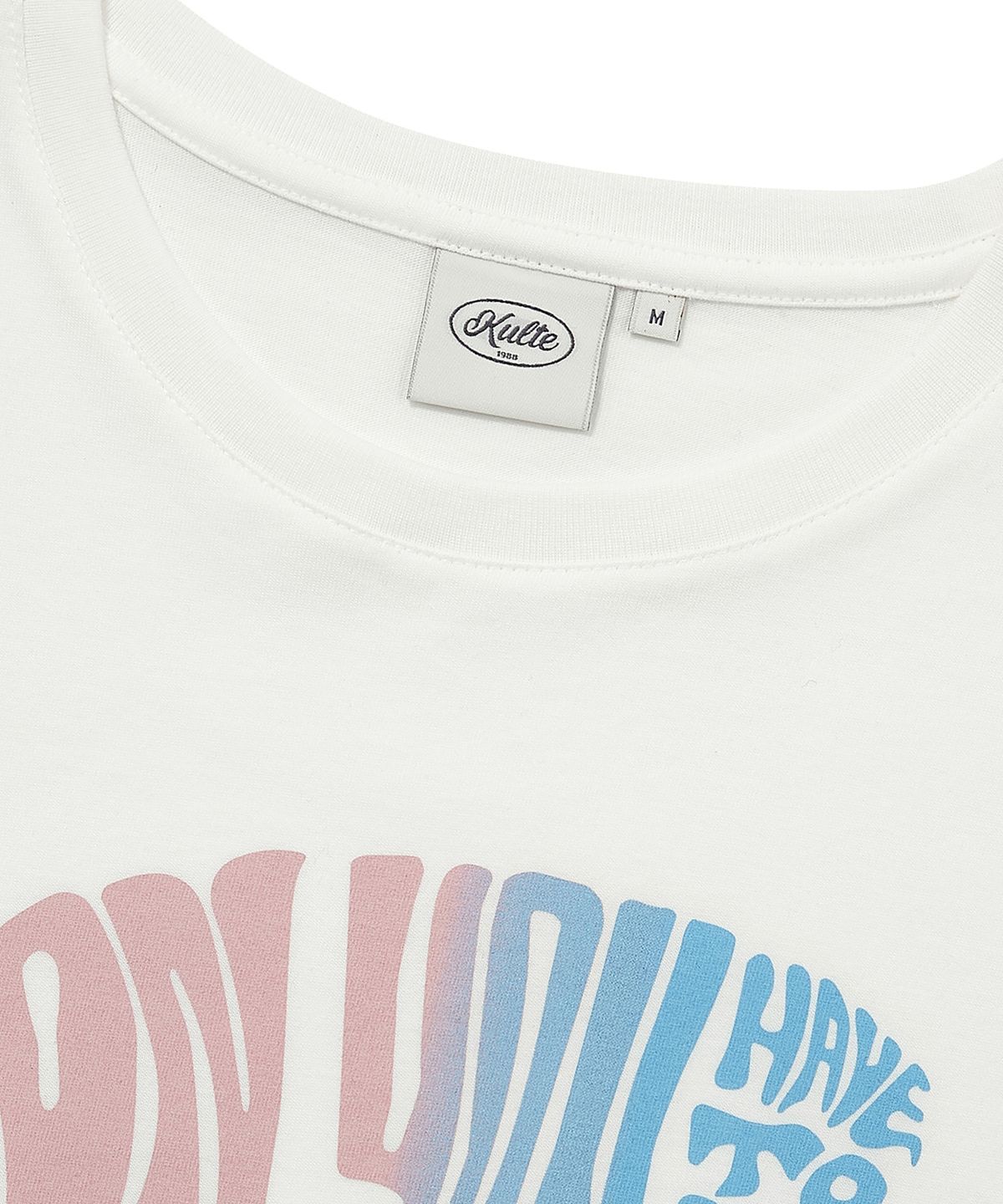 쿨트(KULTE) GRADATION WOMEN T-SHIRT WHITE