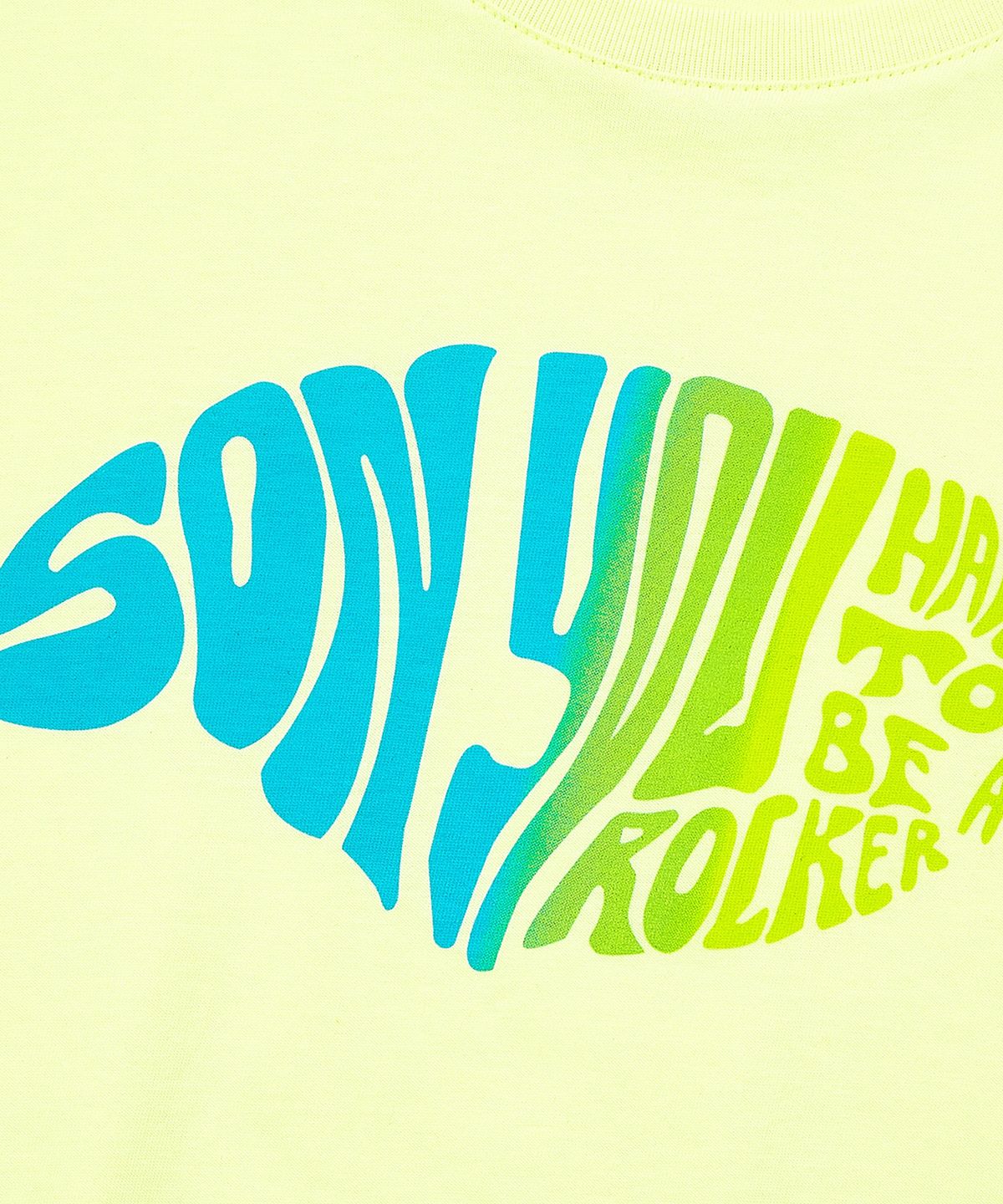 쿨트(KULTE) GRADATION WOMEN T-SHIRT YELLOW