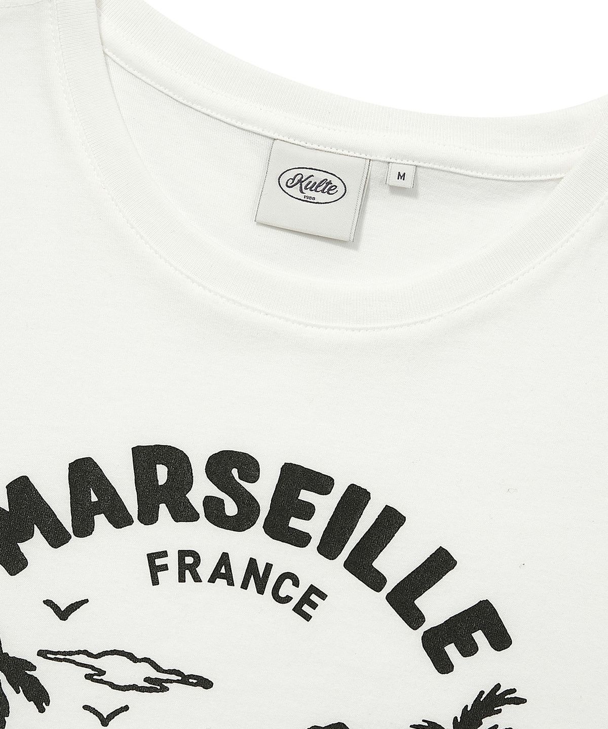 쿨트(KULTE) TROPICAL WOMEN T-SHIRT WHITE